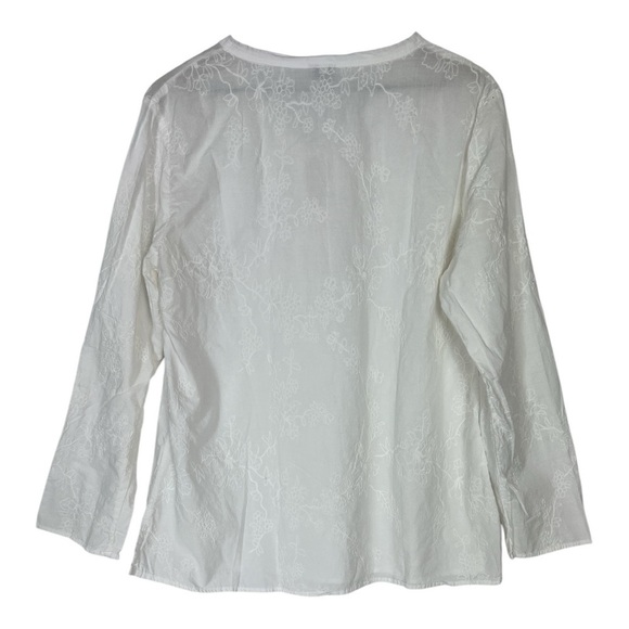 CP Shades Sz M Vintage White Embroidered Top/Tunic - Picture 2 of 9